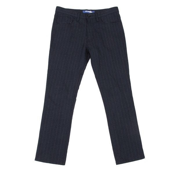 JUNYA WATANABE MAN CDG Wool Blend Stripe Pants Navy Size S