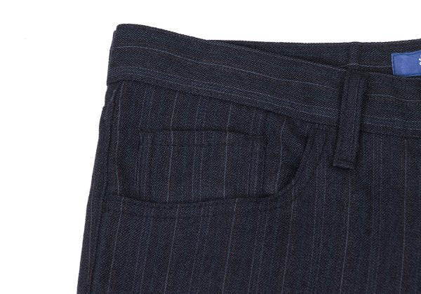 JUNYA WATANABE MAN CDG Wool Blend Stripe Pants Navy Size S