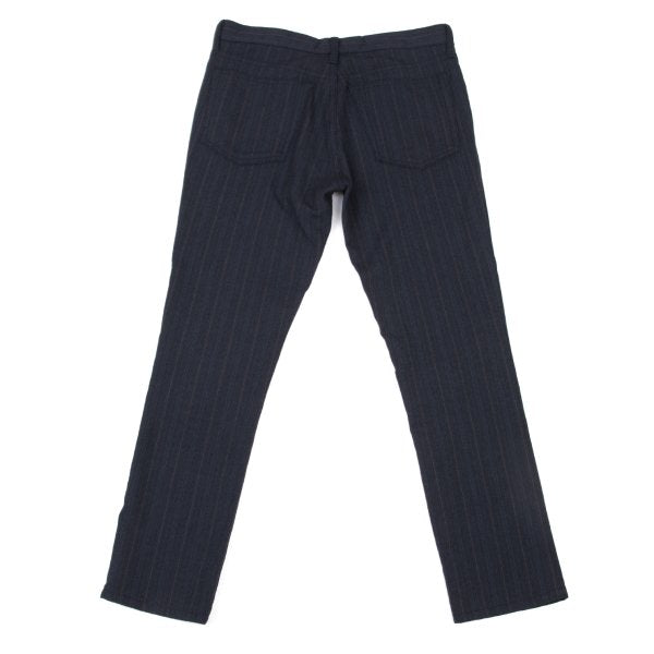 JUNYA WATANABE MAN CDG Wool Blend Stripe Pants Navy Size S
