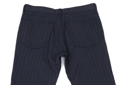 JUNYA WATANABE MAN CDG Wool Blend Stripe Pants Navy Size S