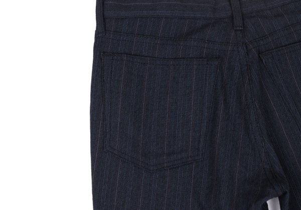 JUNYA WATANABE MAN CDG Wool Blend Stripe Pants Navy Size S