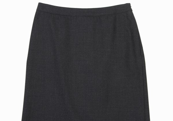 Agnes B Wool A-Line Skirt Dark Gray Size 36