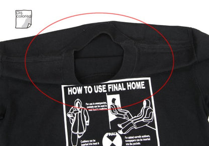 FINAL HOME Survival Graphic Print Short T-Shirt Black Size 2