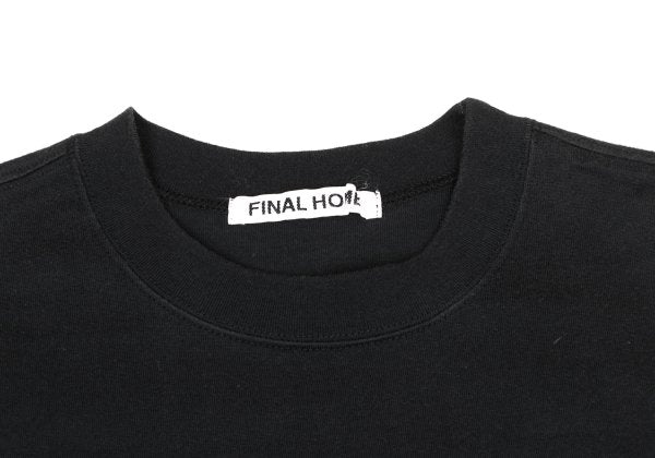 FINAL HOME Survival Graphic Print Short T-Shirt Black Size 2