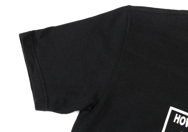 FINAL HOME Survival Graphic Print Short T-Shirt Black Size 2