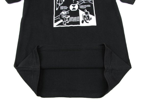FINAL HOME Survival Graphic Print Short T-Shirt Black Size 2