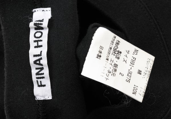 FINAL HOME Survival Graphic Print Short T-Shirt Black Size 2