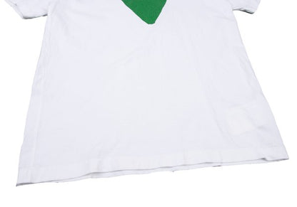 PLAY COMME des GARCONS Cotton Big Heart White Green T-Shirt Size XL