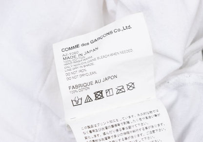 PLAY COMME des GARCONS Cotton Big Heart White Green T-Shirt Size XL