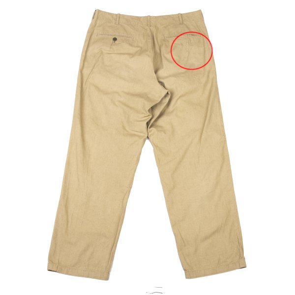 Y's for men Cotton Oxford Pants Beige Size 4
