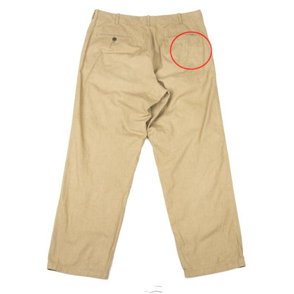 Y's for men Cotton Oxford Pants Beige Size 4