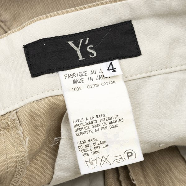 Y's for men Cotton Oxford Pants Beige Size 4