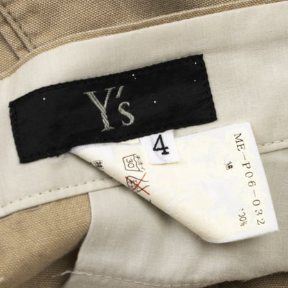 Y's for men Cotton Oxford Pants Beige Size 4