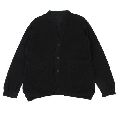 Yohji Yamamoto POUR HOMME Black Knit Cardigan Size L