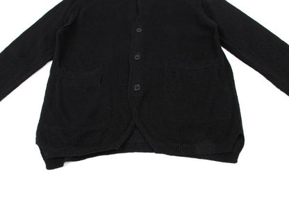 Yohji Yamamoto POUR HOMME Black Knit Cardigan Size L