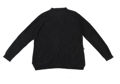 Yohji Yamamoto POUR HOMME Black Knit Cardigan Size L