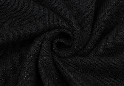 Yohji Yamamoto POUR HOMME Black Knit Cardigan Size L