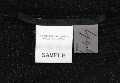 Yohji Yamamoto POUR HOMME Black Knit Cardigan Size L