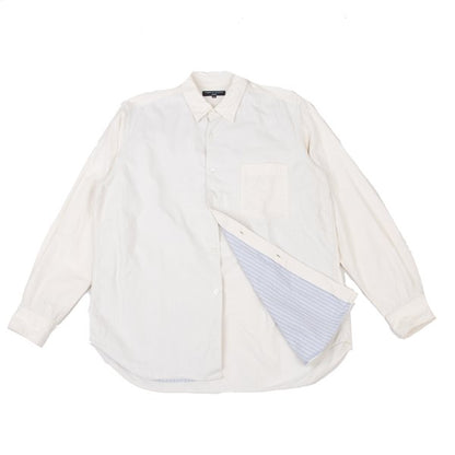 COMME des GARCONS HOMME Inner Stripe Shirt Ivory Size S