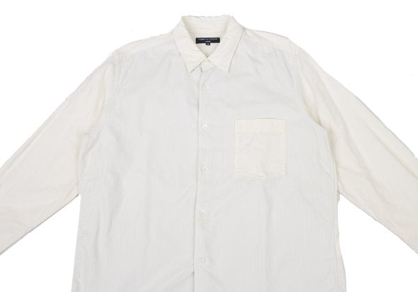COMME des GARCONS HOMME Inner Stripe Shirt Ivory Size S