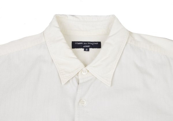 COMME des GARCONS HOMME Inner Stripe Shirt Ivory Size S