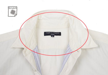 COMME des GARCONS HOMME Inner Stripe Shirt Ivory Size S