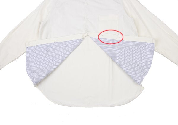 COMME des GARCONS HOMME Inner Stripe Shirt Ivory Size S