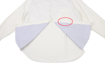 COMME des GARCONS HOMME Inner Stripe Shirt Ivory Size S