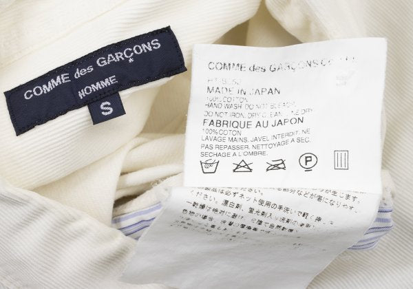 COMME des GARCONS HOMME Inner Stripe Shirt Ivory Size S