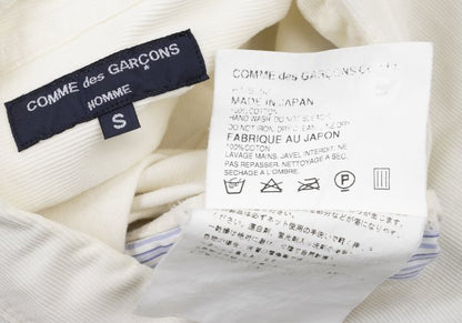 COMME des GARCONS HOMME Inner Stripe Shirt Ivory Size S
