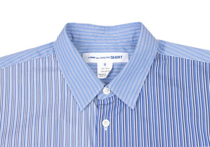 COMME des GARCONS SHIRT Cotton Crazy Blue White Size M