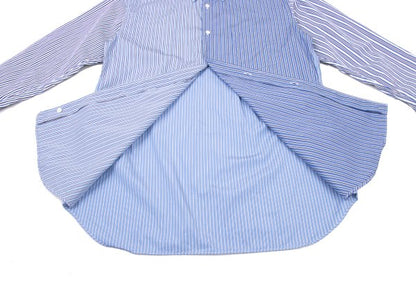 COMME des GARCONS SHIRT Cotton Crazy Blue White Size M