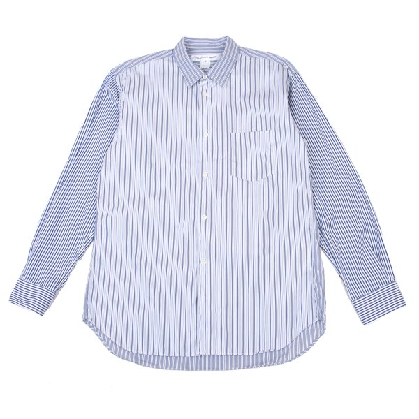 COMME des GARCONS SHIRT Cotton Crazy Shirt White/Blue Size M