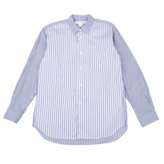 COMME des GARCONS SHIRT Cotton Crazy Shirt White/Blue Size M