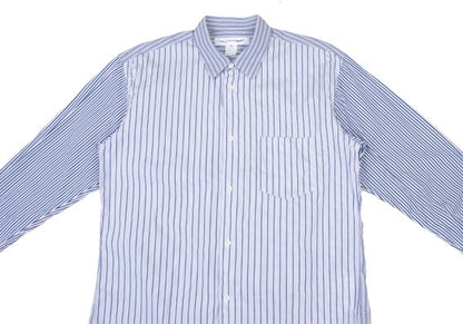 COMME des GARCONS SHIRT Cotton Crazy Shirt White/Blue Size M