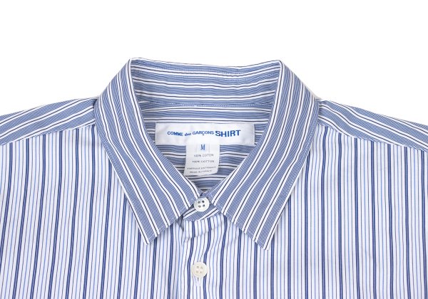 COMME des GARCONS SHIRT Cotton Crazy Shirt White/Blue Size M