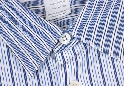 COMME des GARCONS SHIRT Cotton Crazy Shirt White/Blue Size M