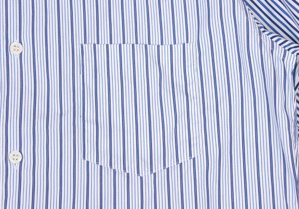 COMME des GARCONS SHIRT Cotton Crazy Shirt White/Blue Size M