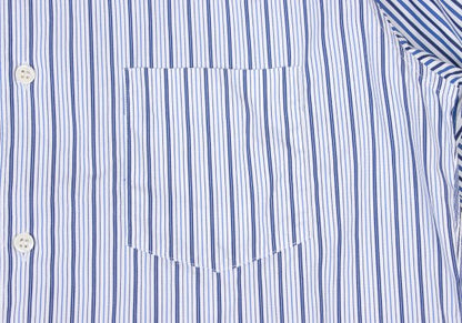 COMME des GARCONS SHIRT Cotton Crazy Shirt White/Blue Size M