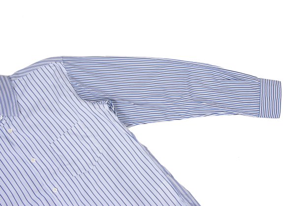 COMME des GARCONS SHIRT Cotton Crazy Shirt White/Blue Size M