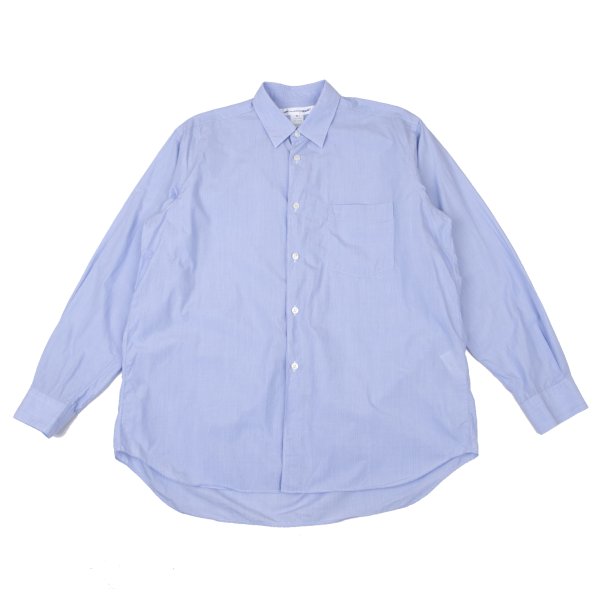 COMME des GARCONS SHIRT Cotton Micro Shirt Blue Size M
