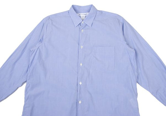 COMME des GARCONS SHIRT Cotton Micro Shirt Blue Size M