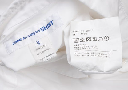 COMME des GARCONS SHIRT Cotton Basic Shirt White Size M