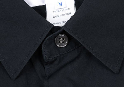 COMME des GARCONS SHIRT Cotton Basic Shirt Navy Size M