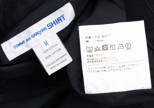 COMME des GARCONS SHIRT Cotton Basic Shirt Navy Size M
