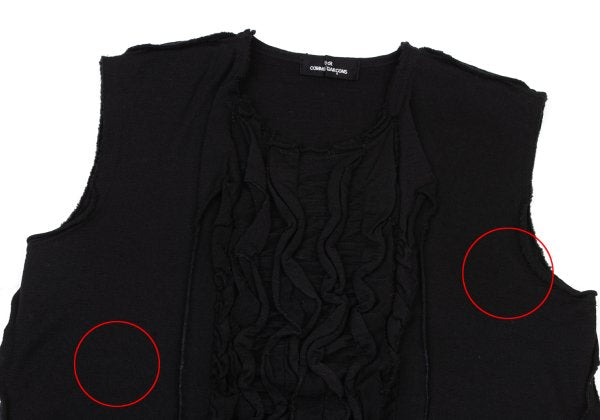 tricot COMME des GARCONS Garment Dyed T-Shirt Black Size S