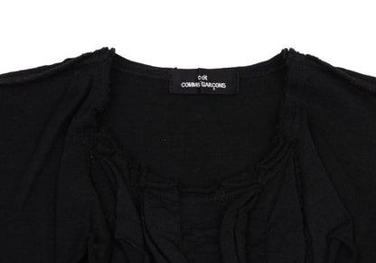 tricot COMME des GARCONS Garment Dyed T-Shirt Black Size S