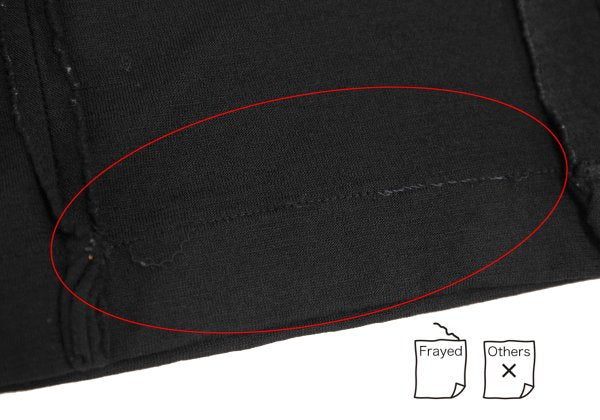 tricot COMME des GARCONS Garment Dyed T-Shirt Black Size S