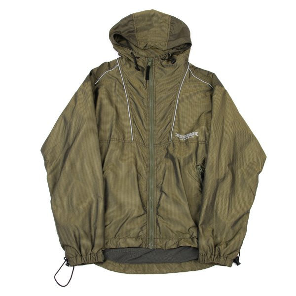 HYSTERIC GLAMOUR Checkered Nylon Poly Jacket Khaki Size F