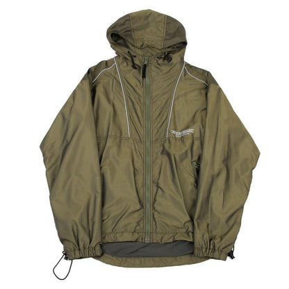 HYSTERIC GLAMOUR Checkered Nylon Poly Jacket Khaki Size F